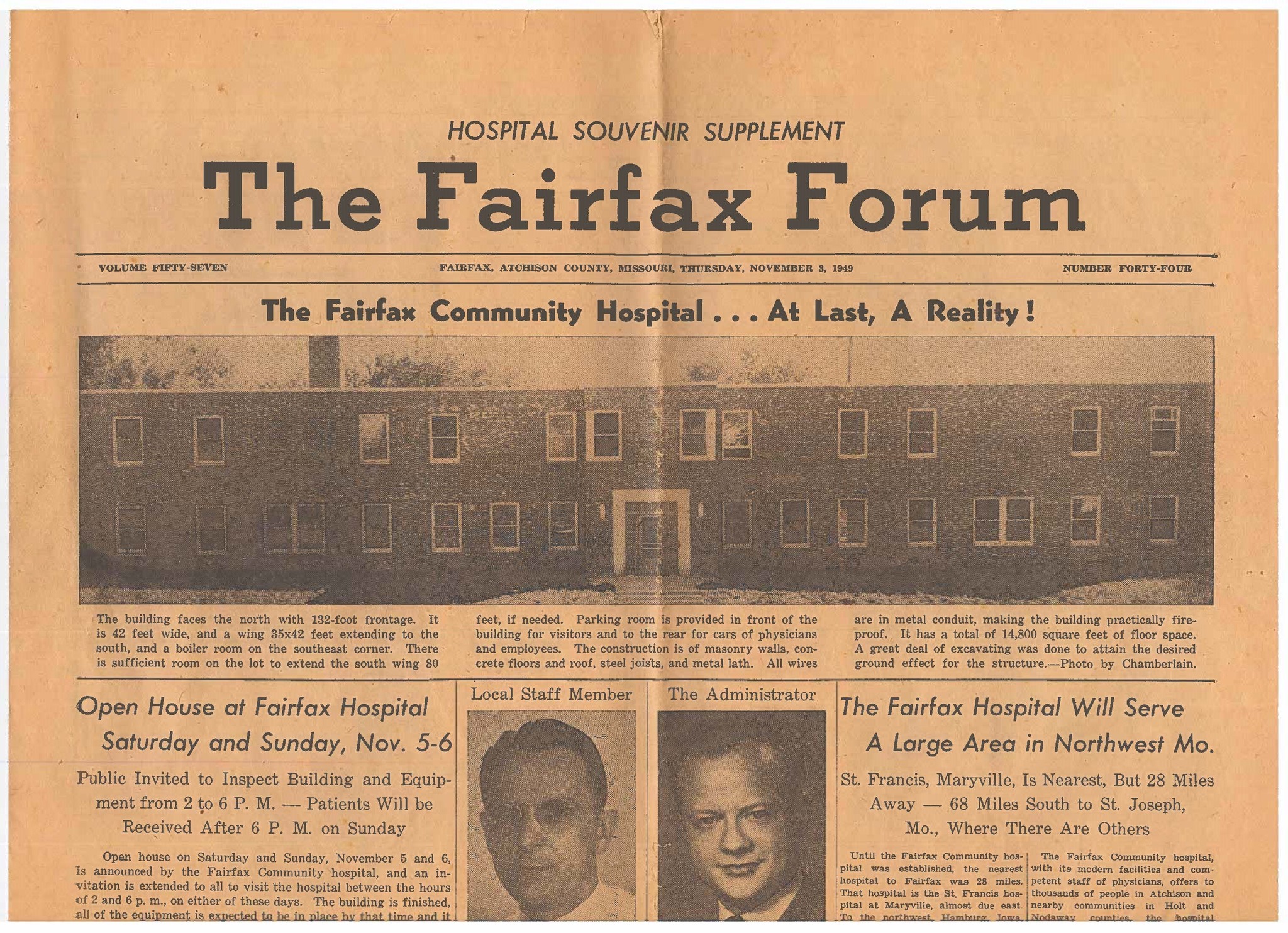 Special Edition of the Fairfax Forum November 3, 1949